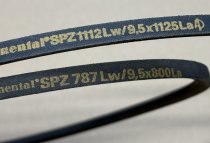 (Belt-9.5x1125) (32 41 1 268 688)-Power Steering Belt (smooth) -2500/2800/2800cs (69-71) (1 available)