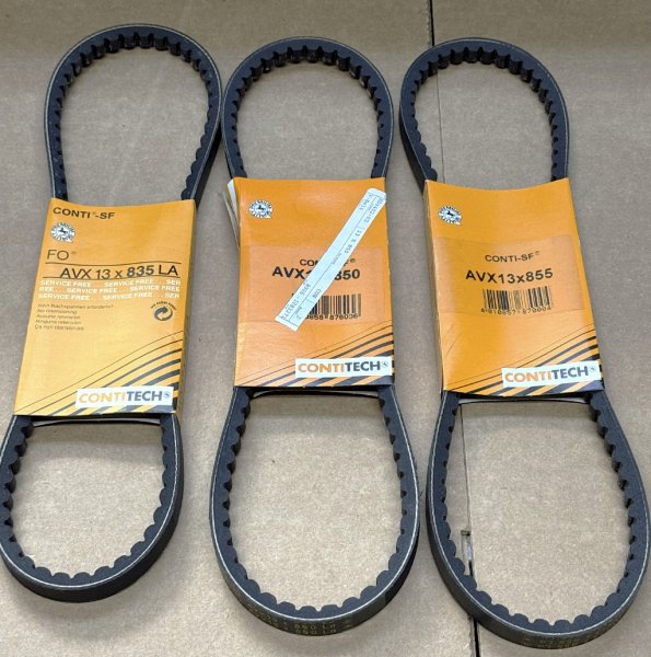 (Belt-13x850) - Drive Belt - BMW 2800cs/3.0cs (71-74)(64521268684), Porsche 356, Volvo 164, Nissan 200sx (1 available)