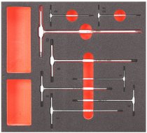 (PM.MOD84TCJ8)-Foam Tray-for MODM84TCJ8 T-handle wrenches (USAG) (5 available at this price)