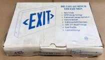 Exit Sign-LED with Die Cast Aluminum Housing (battery backup) (1 available)