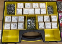 (Rivet Assortment)- Steel Blind Rivets-size 45 & 46 - with Stanley organizer case (2500+ pc) (made in USA) (1 available)