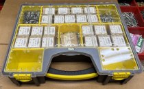 (Rivet Assortment)- Steel Blind Rivets-size 45 & 46 - with Stanley organizer case (2500+ pc) (made in USA) (1 available)