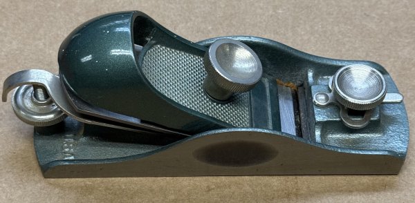 (Craftsman)(187.37052-A) -Vintage 6" Craftsman Hand Plane (teal) (made in USA)