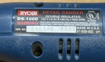 (Ryobi DS-1000) - Ryobi DS-1000 Detail Sander (like new) (made in USA)
