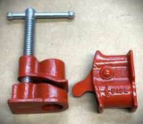 (Craftsman)(9-6675)-Vintage SEARS Gluing Clamp For Use With 1/2” Threaded Pipe (new)