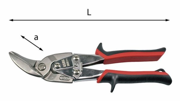 (985.LE)(203DN)-Left Cut Aircraft Shears (USAG) (2 available at this price)
