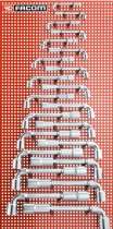 (CK40)-40pc Set of Facom CK Wall Panel Hooks
