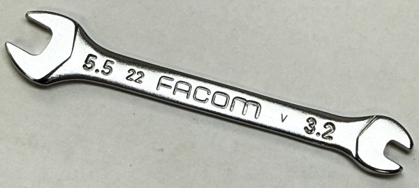(22.3.2x5.5) - Compact Open End Wrench - 3.2mm x 5.5mm (2 available at this price)