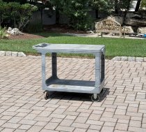 Rubbermaid Commercial 2-Shelf Utility/Service Cart (lightly used) (local pickup only in Northern NJ)