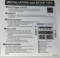 APC Rack Mounted UPS (SMT1000RMU) (needs battery) (Freight)