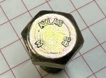 (M8-Bolt-16mm) - Hex Bolt-8x16mm Yellow Zinc (Bag of 10pc) (made in Germany)