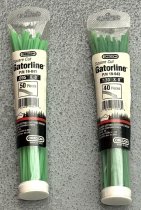 (19-041 and 19-043) - Oregon Gatorline Pre-cut Trimmer Line (.095 x 8″ and .130 x 8″) (90pc total)