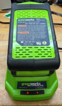 (Greenworks) - 20" Twin Force Battery Powered Lawn Mower (used twice) (local pickup only-Northern NJ)