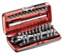 (R.180J31B) (608 1/4 EAK) - 1/4" Drive Tool Set with Rotator Ratchet & Compact Bit Set (4-14mm) (50pc total) (USAG)