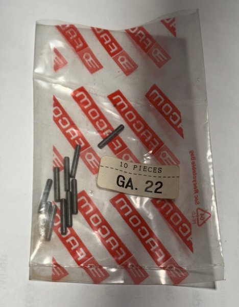 (GA.22) - Safety Pin for Impact Sockets (2.5x15.5mm) (use with pin BA.22 o-ring) (price is "per pin" - limited supply)