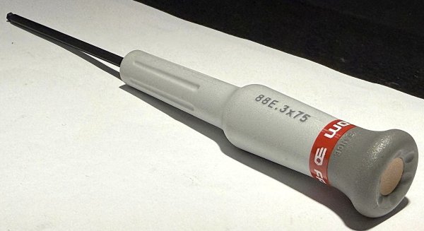 (88E.3x75) -MicroTech Hex Driver w/Spherical Tip-3 x 75mm (12 available)