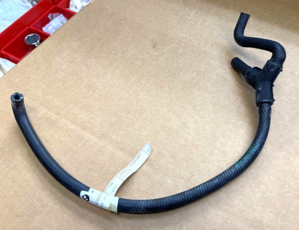 (17111702800) - Radiator Expansion Tank Vent Hose-750i (88-94) (Genuine BMW) (1 available)