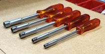 (74U-Set) - Classic 5pc Facom Isoryl Grip Nut Driver Set-Fractional