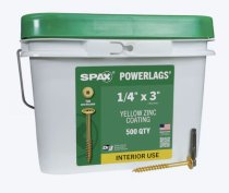 1/4 x 3″ Washer Head Lags-Yellow Zinc Torx (500pc) (Dropship)