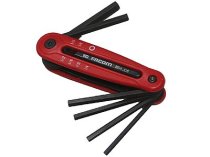(86H.JU6)-6pc Folding Fractional Hex Key Set (5/32-3/8″)