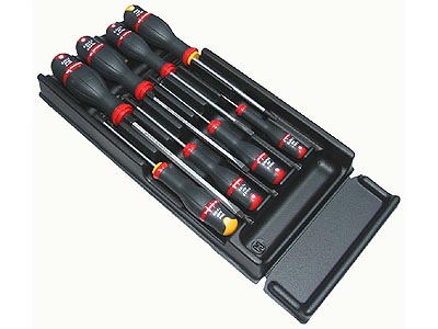 (MOD.AT1) -8pc Protwist Screwdriver Module Set (Facom)