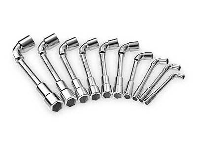 (75.JU10) -Angled Socket Wrench Set-10pc (6x12pt) (5/16>7/8") (1 available)