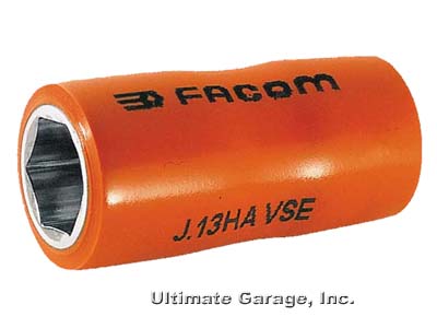 (J.15HAVSE)-3/8" Drive Insulated 6pt Socket-15mm