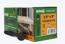 1/2″ x 5″ Lag Screw-Hex Head HCR (25pc) (Close out-2 available)