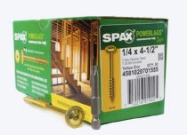 1/4 x 4 1/2″ Washer Head Lags (Yellow Zinc)(50pc) (Close out- 3 available)