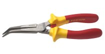 (195.20VE) -Insulated Half Round Nose Pliers w/Angled Tips-7.9"