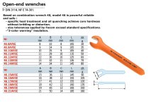 (46.19AVSE)-1000v Insulated Open-end Wrench-19mm