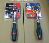 (S.360)-1/2" Drive Palm Control Rotator Ratchet-10" (Facom)