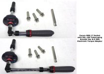 (SXL.180)-1/2" Drive Telescoping Breaker Bar (9.7-15")(Facom)