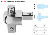 (S.383)-1/2" Drive Square Drive-for 14x18mm Torque Wrenches