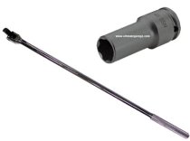 (NSB.17-BB-spec)-Wheel Lug Socket & Breaker Bar-17mm (Mercedes) (1 available)