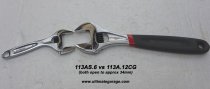 (113AS.6C)-Slim Profile Wide Opening Adjustable Wrench-6" (Facom