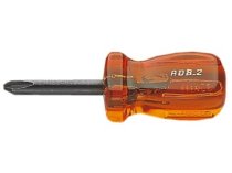 (ADB.1x40) -Isoryl Pozidriv Stubby Screwdriver-PZ1x40mm
