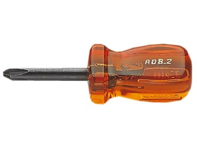(ADB.1x40) -Isoryl Pozidriv Stubby Screwdriver-PZ1x40mm