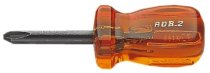 (ADB.1x40) -Isoryl Pozidriv Stubby Screwdriver-PZ1x40mm