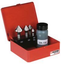 (229.TTJ4) -Countersink Bit Set-4pc + Lubricant (HSS)
