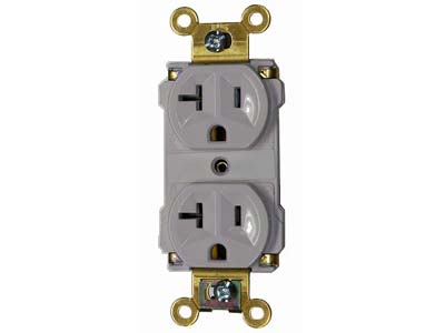 20a/120v "Audio Grade" Duplex Receptacle (PT5362-AGRY) (limited supply-NLA)