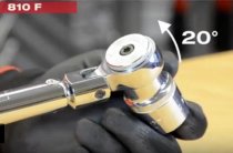 (S.208F200) -1/2" Drive Flex Head Torque Wrench (40-200nm) (USAG) (limited supply)