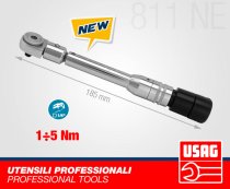 (R.301A)-1/4" Drive Torque Wrench (1-5nm, 4%)(USAG)