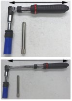(SXL.180)-1/2" Drive Telescoping Breaker Bar (9.7-15")(USAG)