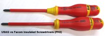 (AP2x125VE)-Insulated Phillips Screwdriver-#2x125mm (1G) (USAG) (limited supply)