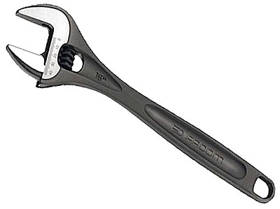 (113A.8T)-Adjustable Wrench-8\" (Black Phosphate finish)