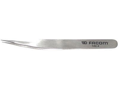 (142.2) -Tweezer-15° Offset Model with Non-Serrated Tips