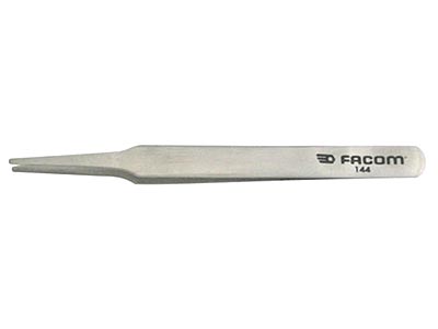 (144) -Tweezer-Ultra Flat Straight with non-Serrated Tips