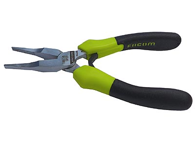 (188.16CPEF) -Fluorescent Flat Nose Pliers-6.6"
