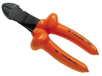 (192.18AVSE) -Insulated Diagonal Cutters for Hard Wire-7.3"